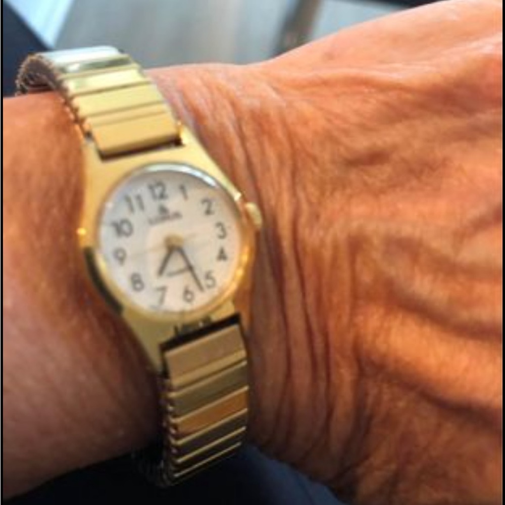 Lorus vintage watch with stretch band